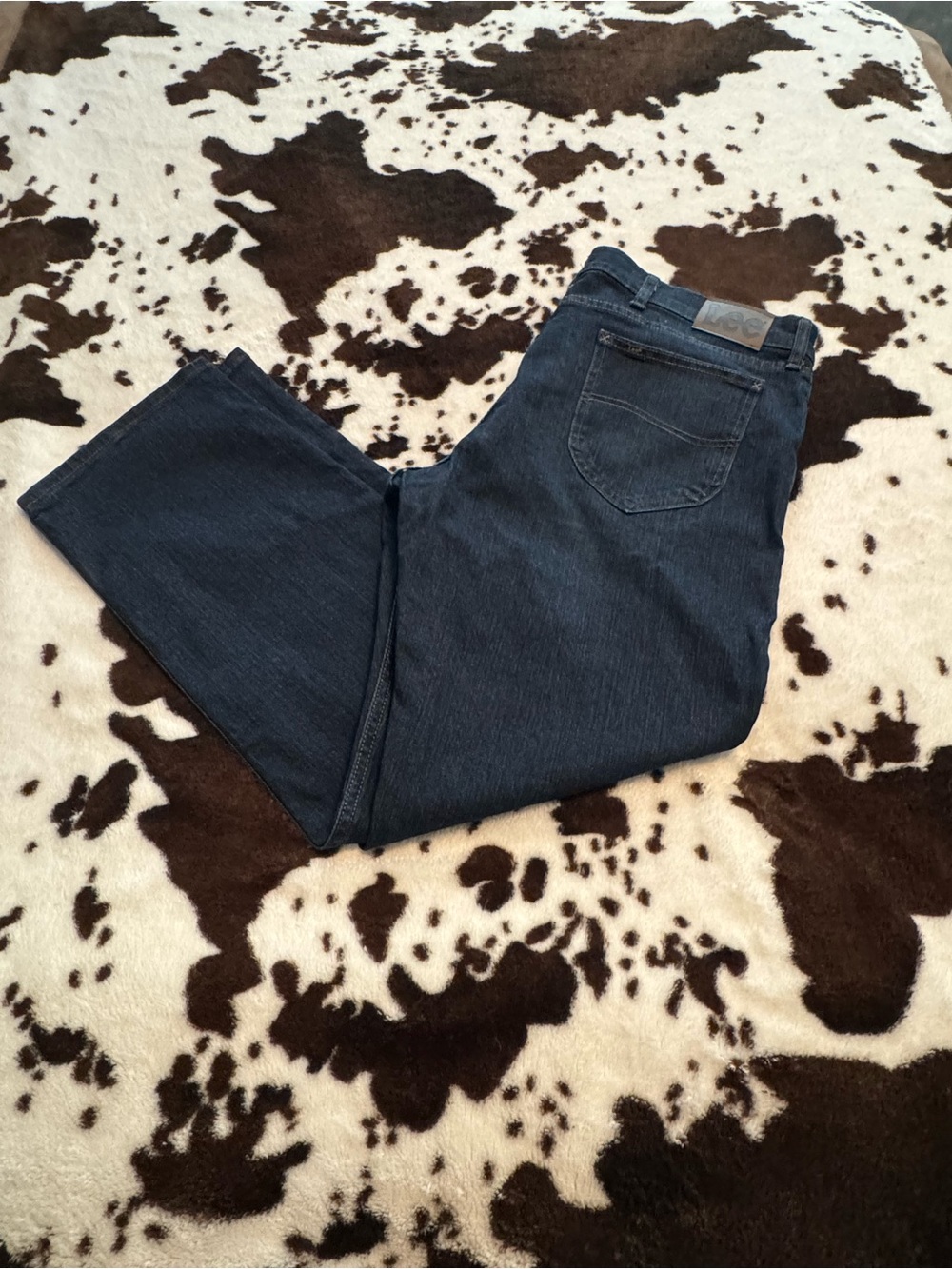Dark Wash Denim Jeans Lee 40x30